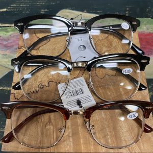 Vintage Style Half Rim Reader